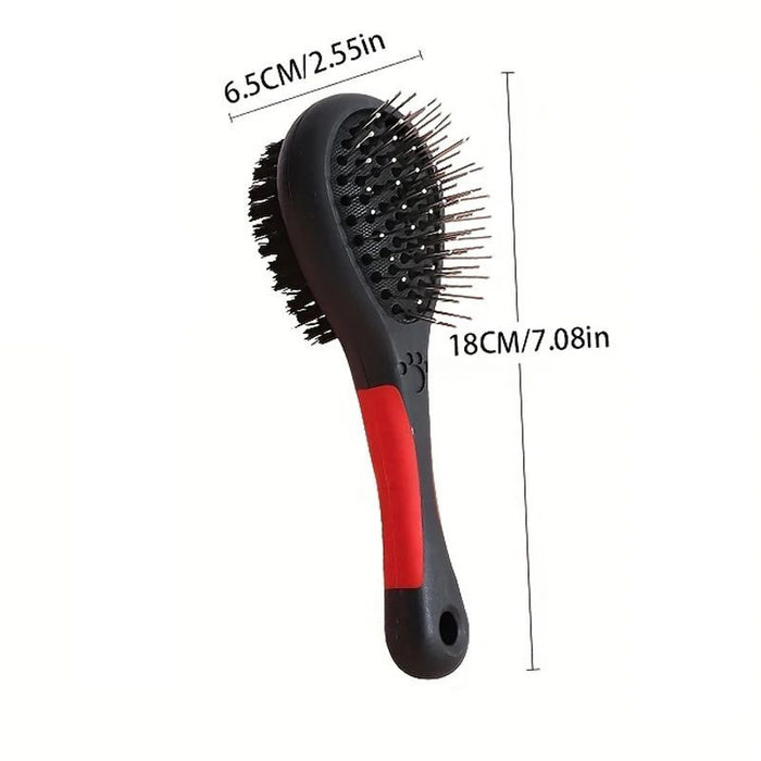 2-in-1 Double-Sided Dog Grooming Brush Comb