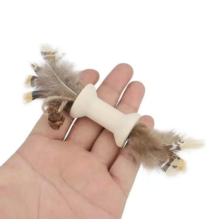 3-Piece Feather Cat Teaser Set