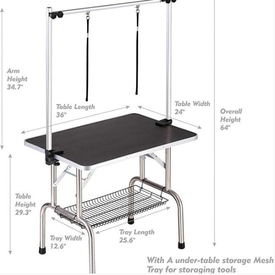 36 Inch Professional Dog Grooming Table