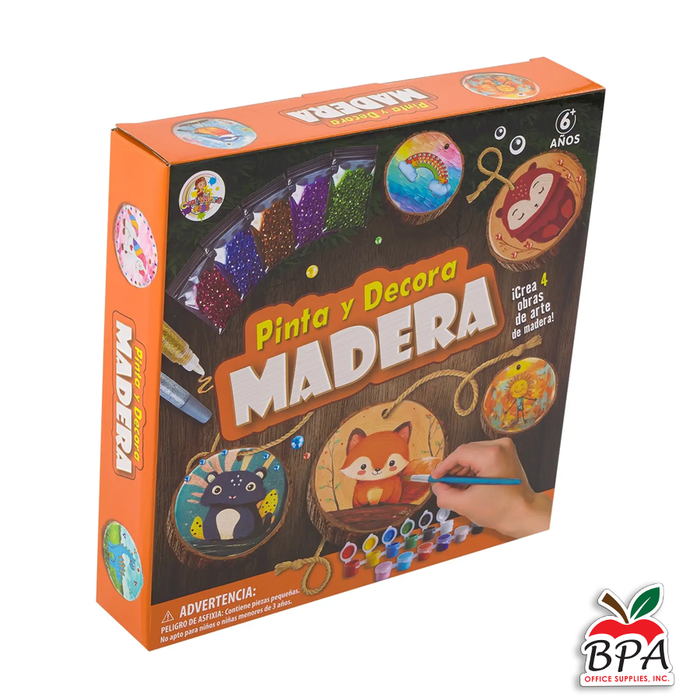 Activity Set • Pinta y Decora Madera