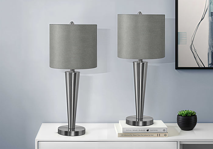 ALTERRA TAPER™ – MODERN TALL TABLE LAMP SET WITH USB (2-PIECE) – I 9643