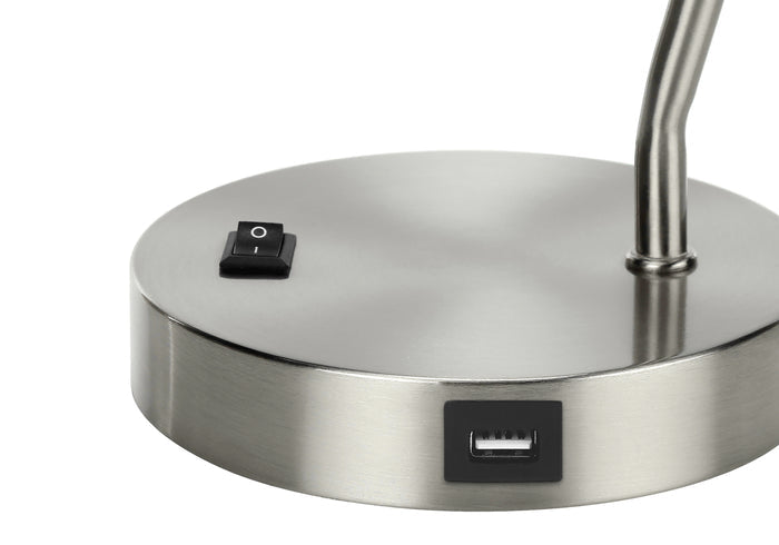 ARGENT FLEX™ – ADJUSTABLE USB TASK TABLE LAMP – I 9659