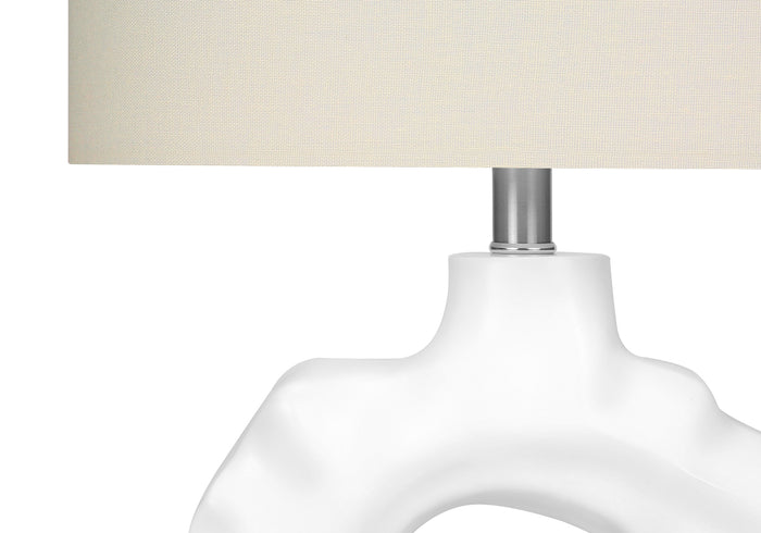 AURELION IVORY™ – SCULPTURAL MODERN TABLE LAMP – I 9727