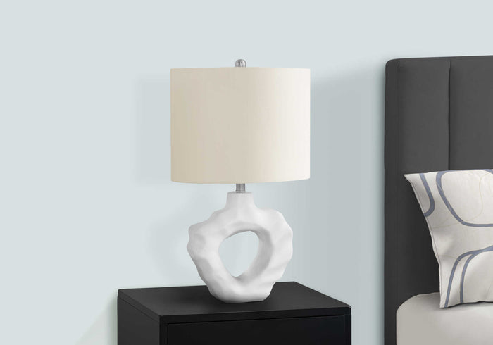 AURELION IVORY™ – SCULPTURAL MODERN TABLE LAMP – I 9727
