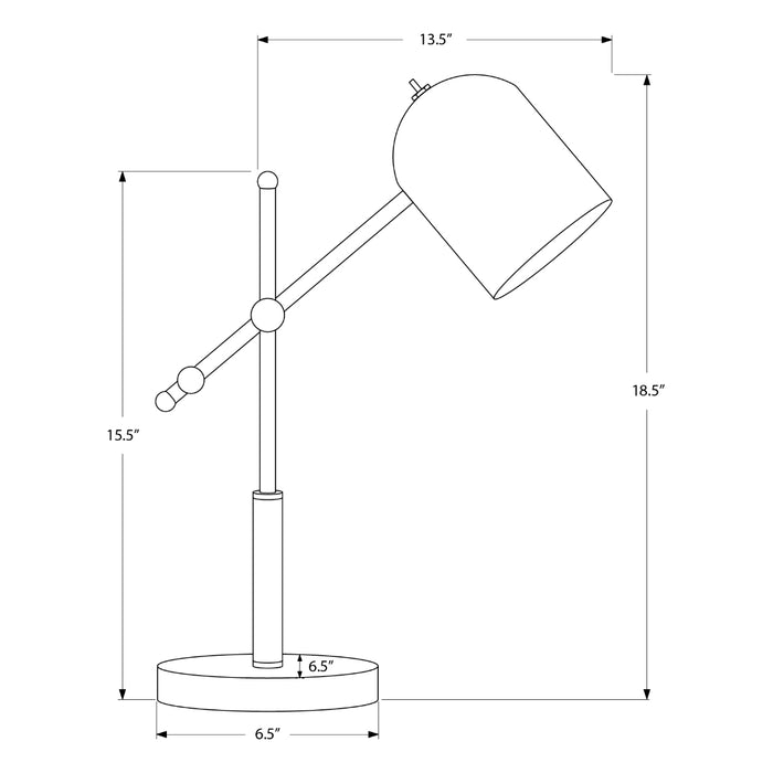 AURELION TASK™ – MODERN BRASS TABLE LAMP – I 9766