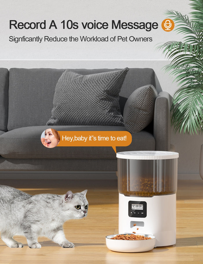 Automatic Smart Pet Feeder Food Dispenser