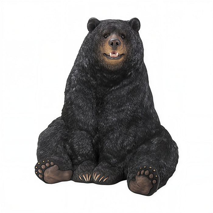 BLACK BEAR™ – SITTING WILDLIFE STATUE – 87684-A
