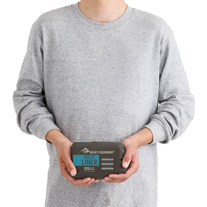Breeze Rectangular with Pillow Sleeve Sleeping Bag Liner