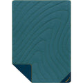 Sage Navy laid out with bottom left corner showing reverse side colour