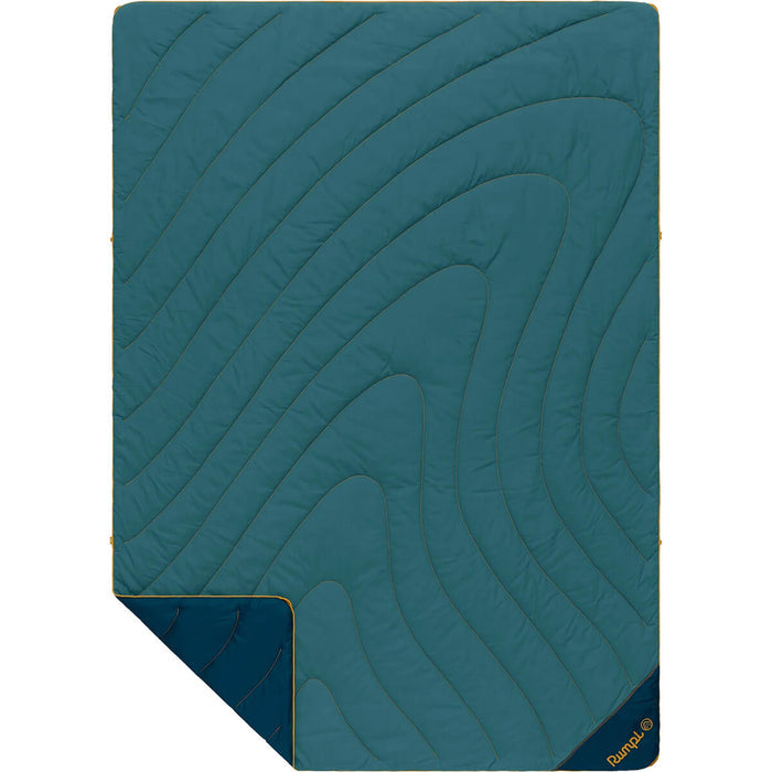 Sage Navy laid out with bottom left corner showing reverse side colour
