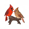 CARDINALS ON STUMP™ – SYMBOLIC GARDEN STATUE – 87758-N