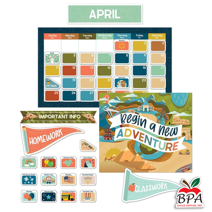 Carson Dellosa •  Calendario "Let's explore"