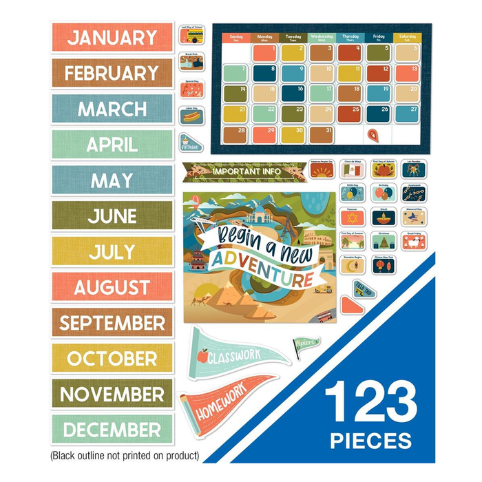 Carson Dellosa •  Calendario "Let's explore"