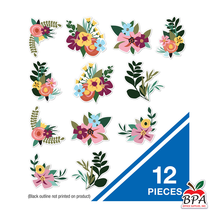 Carson Dellosa •  Cut-outs "Grow Together Jumbo Flowers and Greenery"