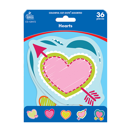 Carson Dellosa • Cut-outs  "Hearts"