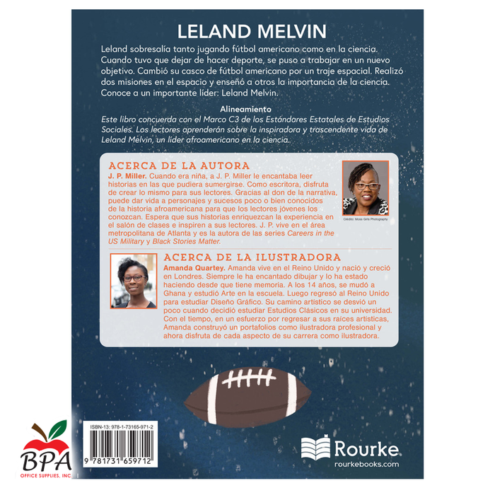 Carson Dellosa •  Libro de líderes "Leland Melvin"