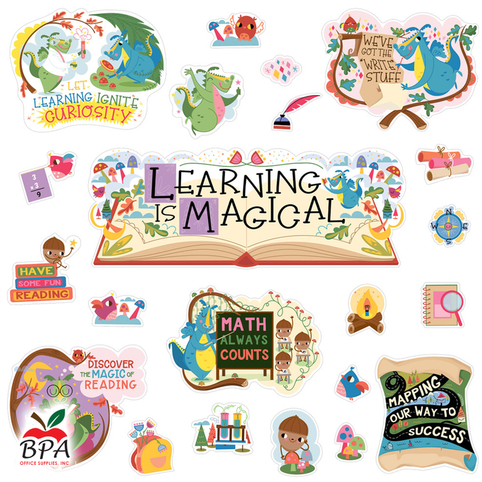 Carson Dellosa •  Set Decorativo "Fairy Tale - Learning Is Magical"