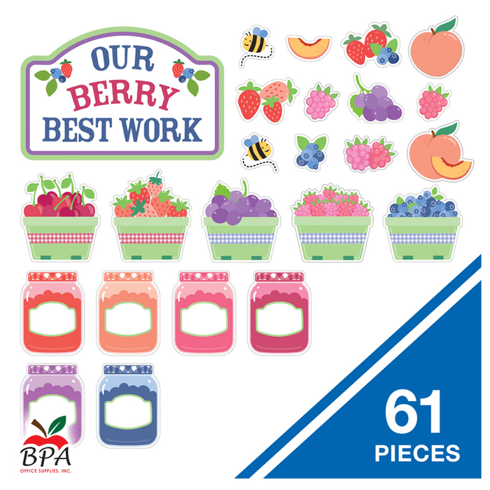 Carson Dellosa •  Set Decorativo "Farmers Market - Berry Be"