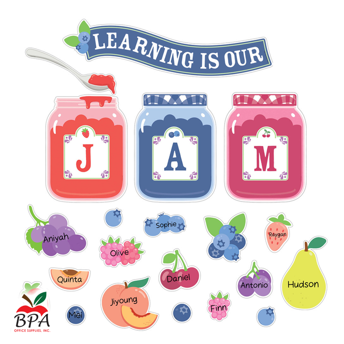 Carson Dellosa •  Set Decorativo "Farmers Market - Learn Jam"
