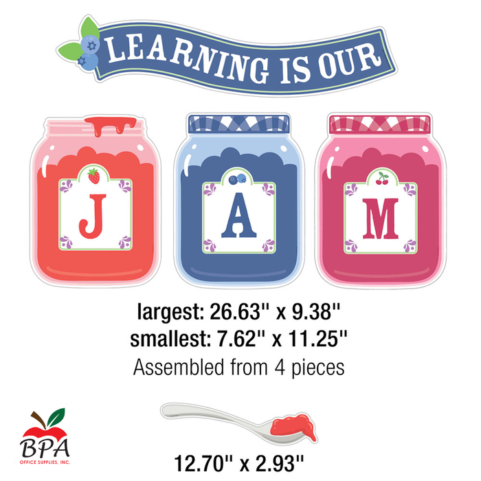 Carson Dellosa •  Set Decorativo "Farmers Market - Learn Jam"