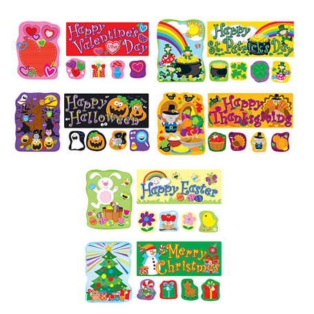 Carson Dellosa •  Set decorativo "Holidays"