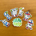 Clean That Up Sticker Pack