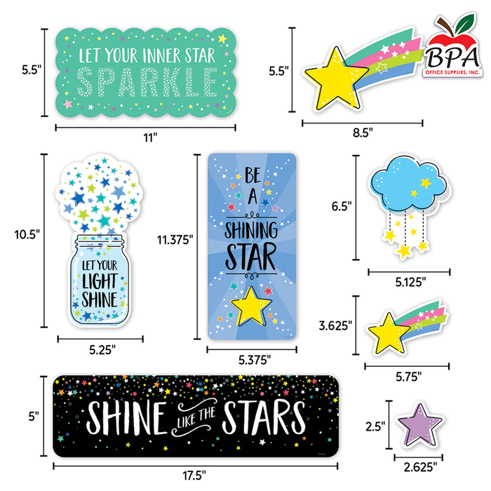CTP • Mini Set decorativo "Star Bright Positive Thinking"