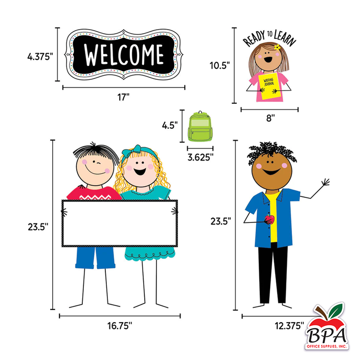 CTP • Set decorativo "All Are Welcome"