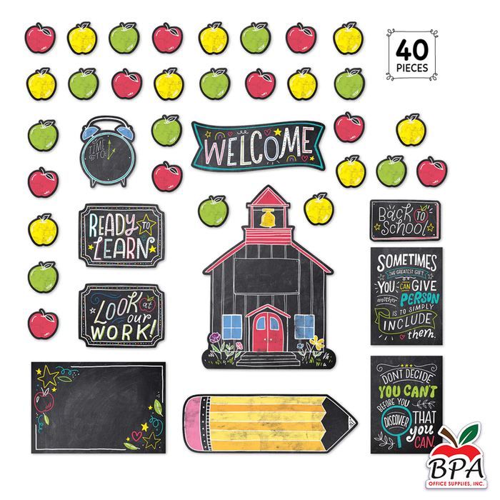 CTP • Set decorativo "Chalk It Up! School Time Fun"
