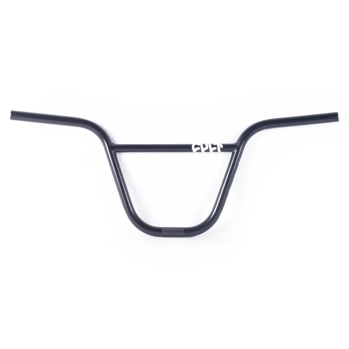 Cult Devon Bars (22.2mm Clamp) feature a straight top bar, two angled grips, and a central crossbar for classic BMX style—shown against a white background, these handlebars are perfect for riders seeking the iconic look inspired by Devon Smillie.