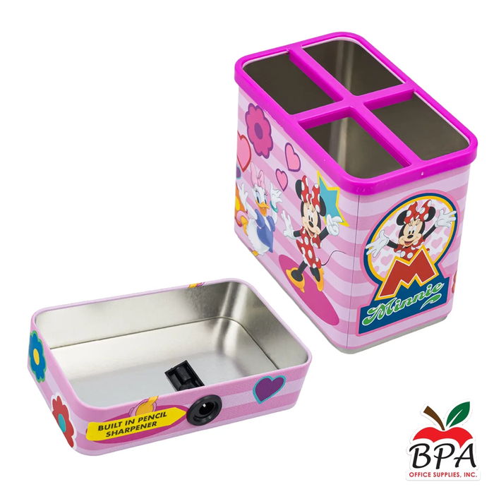 Desk Organizer •  Organizador de lapices con sacapunta "Minnie Mouse"
