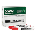 Dixon •  Dry Erase Marker - Wedge Tip (Rojo - 12pcs)