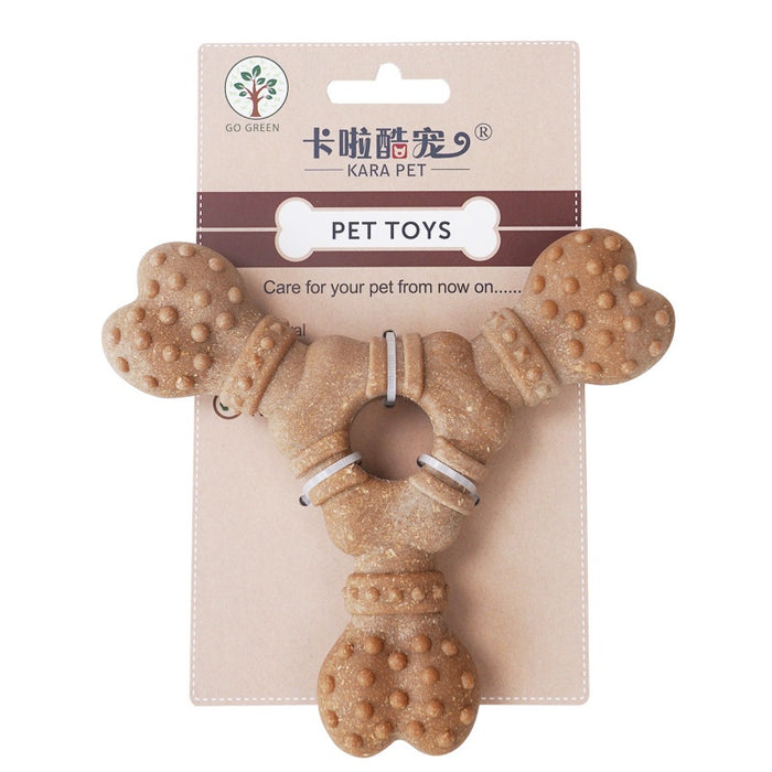 Dog Toy Bone Molar Rod Bite-resistant Teeth Cleaning