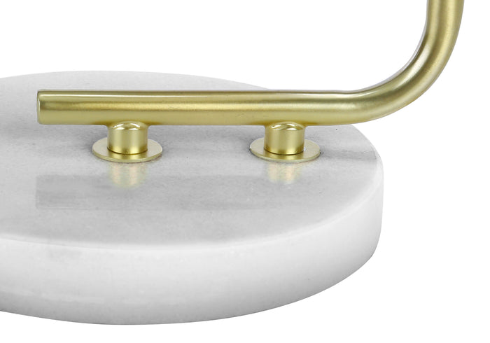 ELYSARA MARBLE™ – MODERN WHITE MARBLE TABLE LAMP – I 9636
