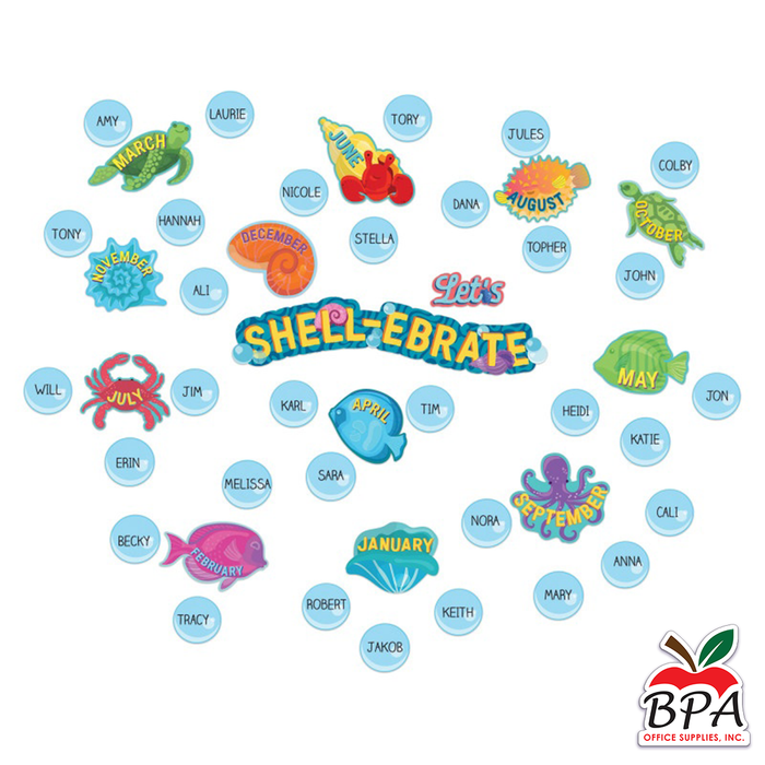 Eureka • Mini Set-decorativo "Seas the Day - Let’s Shell-ebrate"