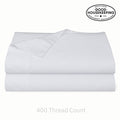 Everyday Ease Sateen 400 Cotton Flat Sheets 2-Pack