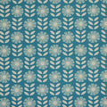 Floral Sprig - Indigo, Aqua