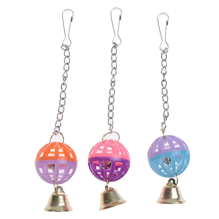 Hanging Bell Swing Toy for Birds