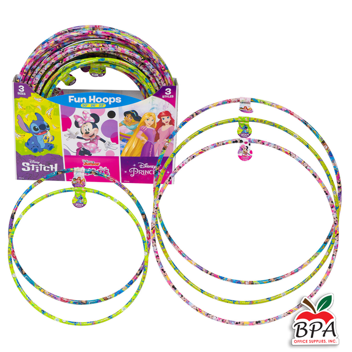 Hula Hoop • Hula Hoop (1 unidad) Variedad de diseños: Stitch / Princess / Minnie