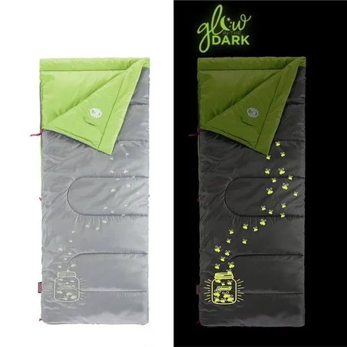 Green, Glow-in-the-dark features shown