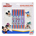 Mickey & Minnie • Lápiz mecánico 0.7mm (set de 10 + 4 gomas de borrar)