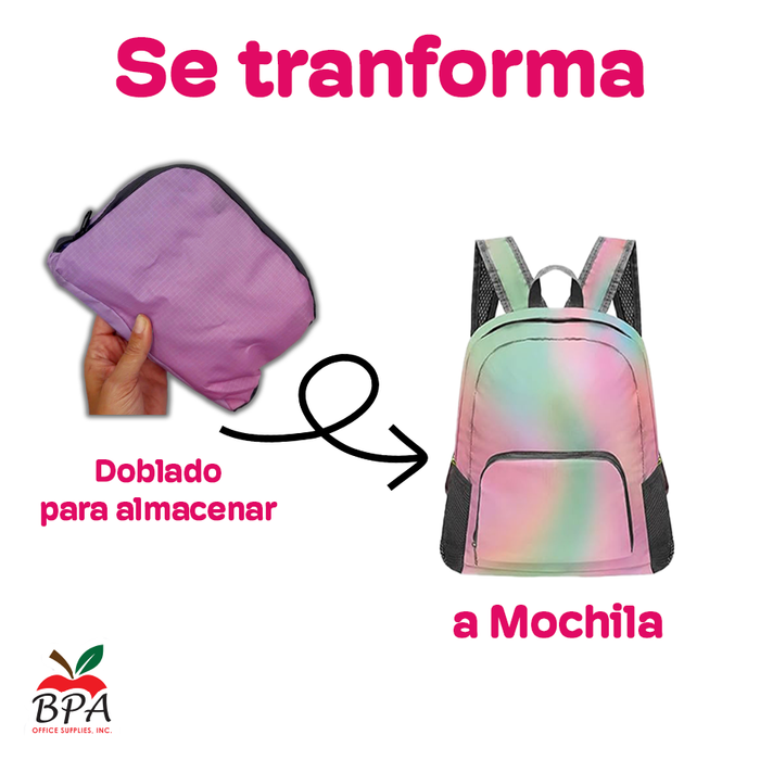 Mochila Plegable • Modelo "Blurred" (1 unidad)