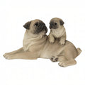 MOTHER & BABY PUGS™ – HEARTWARMING PUG FAMILY STATUE – 87638-F