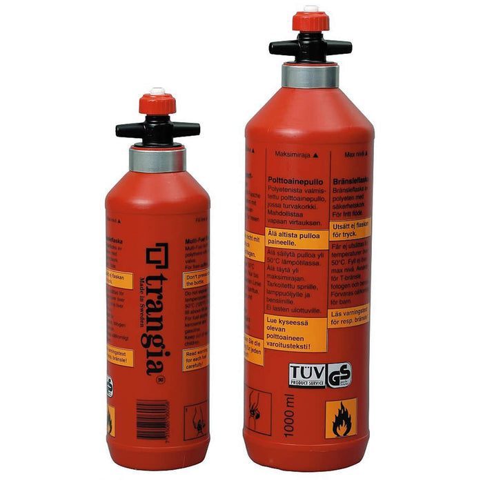 Multi-Fuel Bottles with Safety Valve