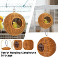 Natural Wicker Hanging Bird Nest