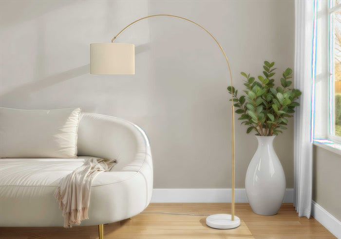 NOIRVA ARC™ – EXTRA-TALL MODERN ARC FLOOR LAMP – I 9641