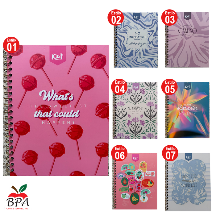 Norma •  Libreta grande - Carpeta Dura "Kiut 2026" (1 materia)