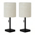 NOVERA DUO™ – MODERN TABLE LAMP SET WITH USB (2-PIECE) – I 9650