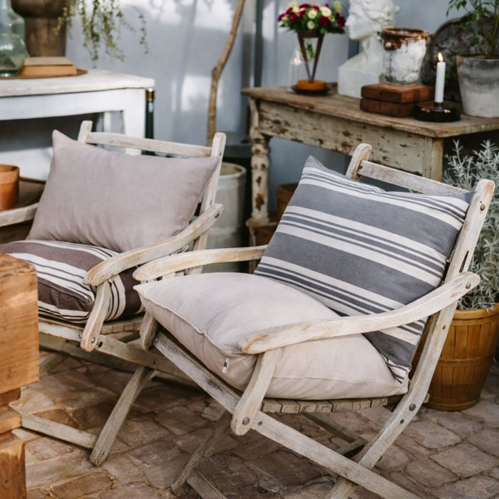 Outdoor Pillow 40x60 - Grey stripe
