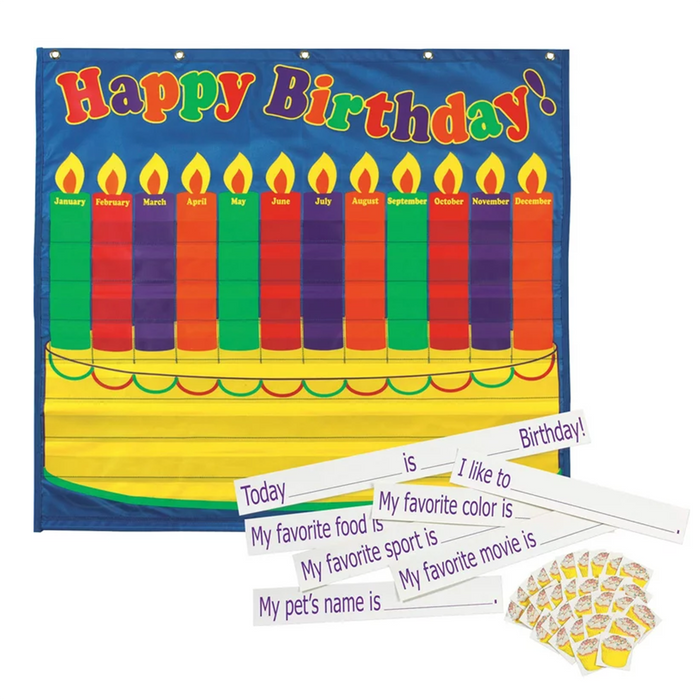 Pacon • Birthday Pocket Chart